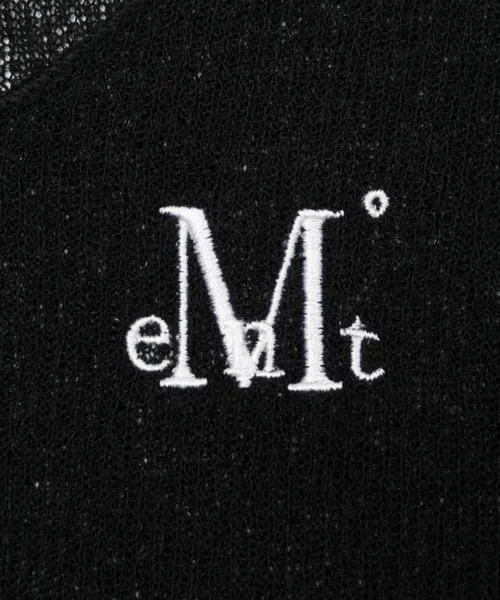 MUCENT（ムセント）の「MUCENT／LUEURシースルーニットトップス（Tシャツ/カットソー・レディース・チャコール/グレー/ブラック・FREE）」の8枚目の写真