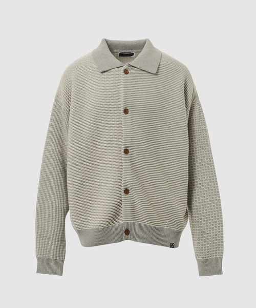 PHINGERIN(フィンガリン)の「MULTI KNIT SHIRT JACKET(ニット/セーター・メンズ・ネイビー系1/ブラック×ホワイト/その他2/その他1・L)」の3枚目の写真