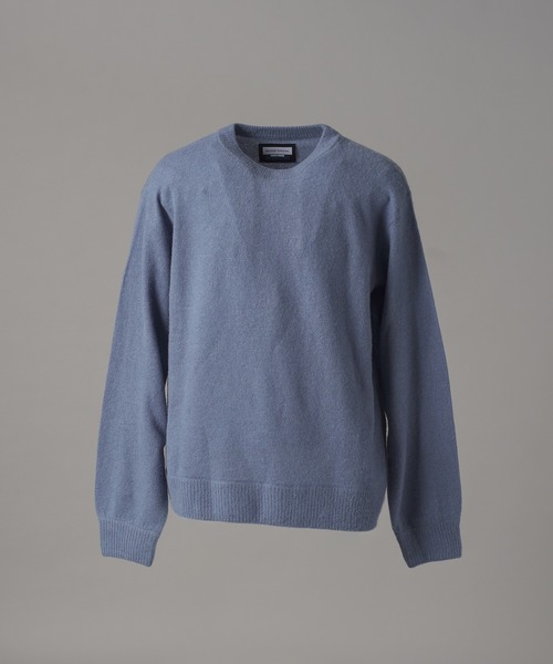 MAISON SPECIAL(メゾンスペシャル)の「《UNISEX》ピュアカシミヤプライムオーバークルーネックニットセーター/Pure Cashmere Prime-Over Crew Neck Knit Sweater【MAISON SPECIAL/メゾンスペシャル】(ニット/セーター・メンズ・ピンク/パープル/ブルー/ブラック・0/2/1)」の16枚目の写真