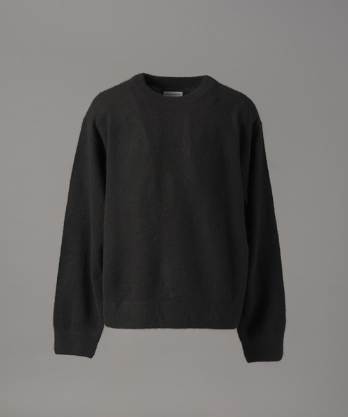 MAISON SPECIAL(メゾンスペシャル)の「《UNISEX》ピュアカシミヤプライムオーバークルーネックニットセーター/Pure Cashmere Prime-Over Crew Neck Knit Sweater【MAISON SPECIAL/メゾンスペシャル】(ニット/セーター・メンズ・ピンク/パープル/ブルー/ブラック・0/2/1)」の17枚目の写真