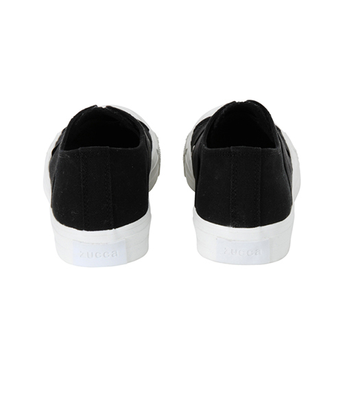 ZUCCa（ズッカ）の「S （S)Low ベルトスニーカー（スニーカー・レディース・ブラック/ホワイト・L size/M size/S size）」の5枚目の写真