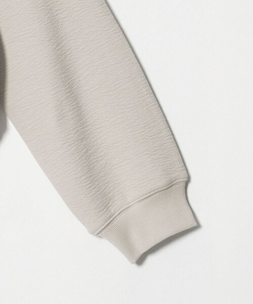 BEAUTY&YOUTH UNITED ARROWS(ビューティーアンドユースユナイテッドアローズ)の「コットン ダブルフェイス ドッキング プルオーバー(Tシャツ/カットソー・レディース・ライトグレー/オフホワイト/ブラック・FREE)」の6枚目の写真