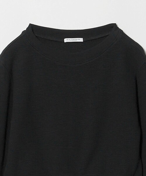 BEAUTY&YOUTH UNITED ARROWS(ビューティーアンドユースユナイテッドアローズ)の「コットン ダブルフェイス ドッキング プルオーバー(Tシャツ/カットソー・レディース・ライトグレー/オフホワイト/ブラック・FREE)」の13枚目の写真