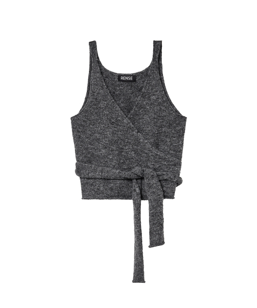 RENSE（レンセ）の「Layered Knit Bustier Charcoal（ニット/セーター・レディース・その他・OS）」の3枚目の写真