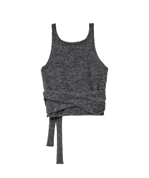 RENSE（レンセ）の「Layered Knit Bustier Charcoal（ニット/セーター・レディース・その他・OS）」の4枚目の写真