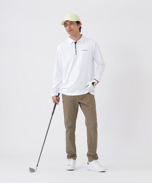 Jack Bunny!!(ジャックバニー)の「HyperHelixポンチ長袖ポロシャツ (MENS)(ポロシャツ・メンズ・ネイビー/ホワイト・LARGE/MEDIUM/X-LARGE)」の3枚目の写真