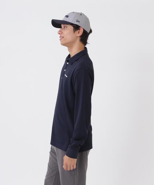 Jack Bunny!!(ジャックバニー)の「HyperHelixポンチ長袖ポロシャツ (MENS)(ポロシャツ・メンズ・ネイビー/ホワイト・LARGE/MEDIUM/X-LARGE)」の11枚目の写真