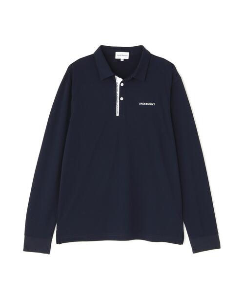 Jack Bunny!!(ジャックバニー)の「HyperHelixポンチ長袖ポロシャツ (MENS)(ポロシャツ・メンズ・ネイビー/ホワイト・LARGE/MEDIUM/X-LARGE)」の17枚目の写真