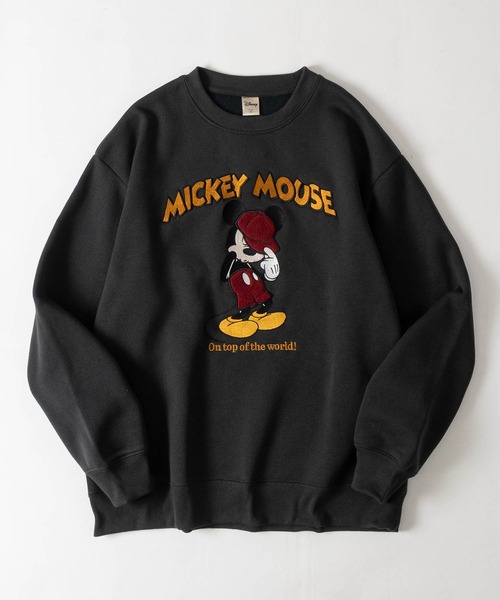 Disney(ディズニー)の「【15】〔Disney/ディズニー〕ベイマックス/ミッキー サガラ刺繍/サテンワッペン/チェックアップリケ刺繍 裏起毛 クルーネックスウェット ユニセックス/メンズ/レディース(スウェット・メンズ・ベージュ系2/サックスブルー系2/ベージュ系3/ブラック系3/ホワイト系1/ブラック系1/ブラウン系2/ブラック系2/ベージュ系1/ブラック系4・MEDIUM/LARGE)」の20枚目の写真