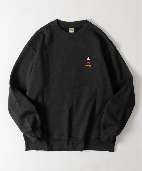 Disney(ディズニー)の「【15】〔Disney/ディズニー〕ベイマックス/ミッキー サガラ刺繍/サテンワッペン/チェックアップリケ刺繍 裏起毛 クルーネックスウェット ユニセックス/メンズ/レディース(スウェット・メンズ・ベージュ系2/サックスブルー系2/ベージュ系3/ブラック系3/ホワイト系1/ブラック系1/ブラウン系2/ブラック系2/ベージュ系1/ブラック系4・MEDIUM/LARGE)」の14枚目の写真