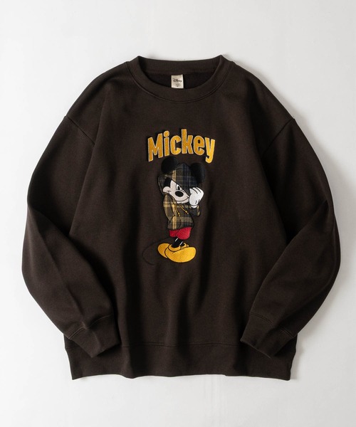 Disney(ディズニー)の「【15】〔Disney/ディズニー〕ベイマックス/ミッキー サガラ刺繍/サテンワッペン/チェックアップリケ刺繍 裏起毛 クルーネックスウェット ユニセックス/メンズ/レディース(スウェット・メンズ・ベージュ系2/サックスブルー系2/ベージュ系3/ブラック系3/ホワイト系1/ブラック系1/ブラウン系2/ブラック系2/ベージュ系1/ブラック系4・MEDIUM/LARGE)」の22枚目の写真