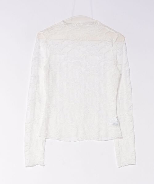 IMARI(イマリ)の「【 IMARI / イマリ 】 フラワー レース トップス(Tシャツ/カットソー・レディース・ホワイト/ブラック・FREE)」の5枚目の写真