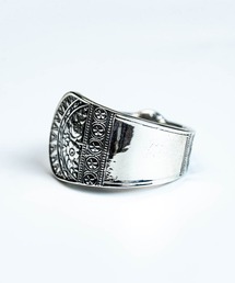 WAKAN SILVER SMITH（ワカンシルバースミス）の「【WAKAN SILVER SMITH】R-052 Cutlery Butter Knife Ring　(燻し仕上げ)（リング）」