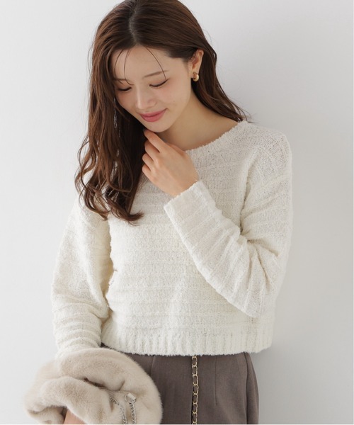 PROPORTION BODY DRESSING（プロポーションボディドレッシング）の「ラメブークレニットトップス / 1216270009（ニット/セーター・レディース・パープル/ベージュ/ホワイト系その他・FREE）」の20枚目の写真
