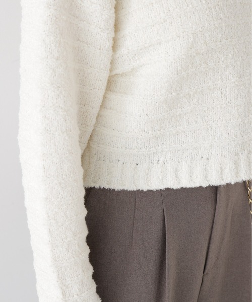 PROPORTION BODY DRESSING（プロポーションボディドレッシング）の「ラメブークレニットトップス / 1216270009（ニット/セーター・レディース・パープル/ベージュ/ホワイト系その他・FREE）」の6枚目の写真