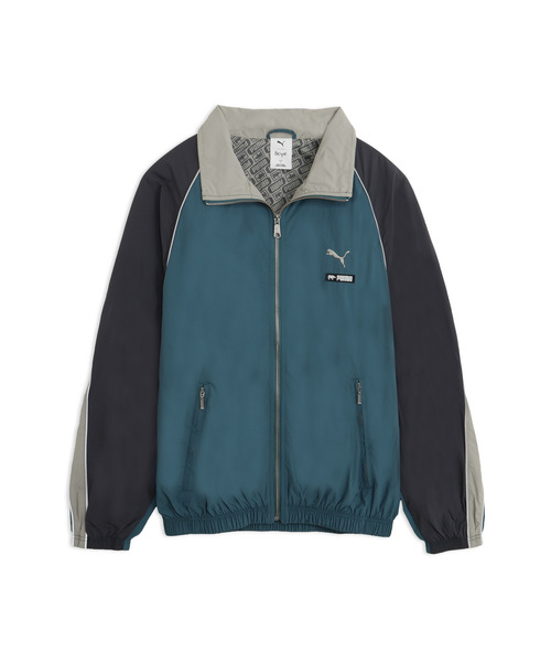 PUMA(プーマ)の「PUMA プーマ ユニセックス PUMA x SCYE T7 ウーブン ジャケット(ブルゾン・メンズ・パープル/ライム/グリーン・XX-LARGE/X-LARGE/MEDIUM/SMALL/LARGE)」の2枚目の写真