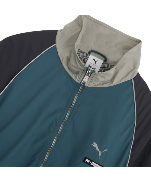 PUMA(プーマ)の「PUMA プーマ ユニセックス PUMA x SCYE T7 ウーブン ジャケット(ブルゾン・メンズ・パープル/ライム/グリーン・XX-LARGE/X-LARGE/MEDIUM/SMALL/LARGE)」の7枚目の写真