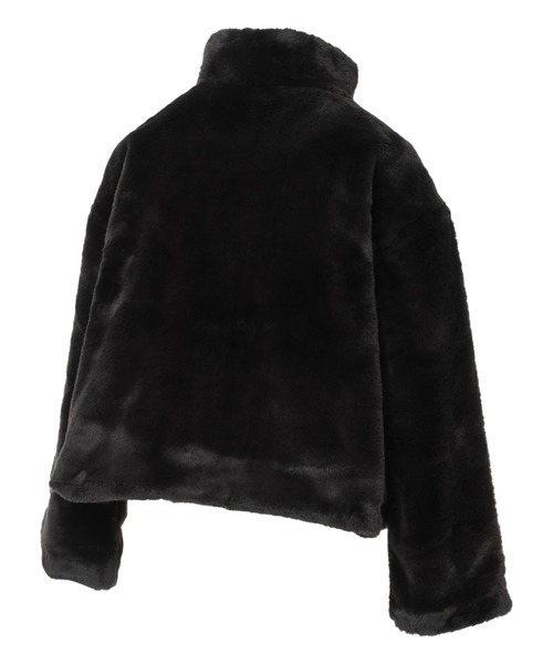 PUMA（プーマ）の「プーマ PUMA FUR JKT（ブルゾン・レディース・ブラック/ピンク・L/M/S/XL）」の4枚目の写真