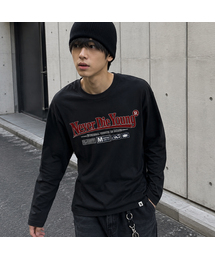ODNR UNISEX Naver Die Young ロングスリーブ長袖Tシャツ_3color