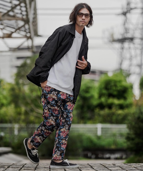 CAMBIO(カンビオ)の「mj12015- フットボール切り替えコーチジャケット(HLCM0274)(ナイロンジャケット・メンズ・ブラック/オレンジ/グリーン・S/M/L)」の7枚目の写真