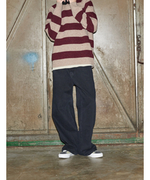FLATWAVE IN SEOUL（フラットウェーブインソウル）の「Kainda Pigment Loosefit Pants Black（デニムパンツ）」