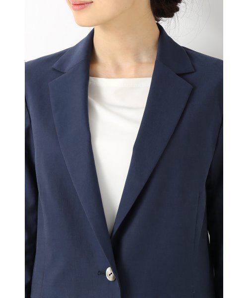 Spick & Span（スピックアンドスパン）の「キュプラストレッチ ロングジャケット◆（テーラードジャケット・レディース・ベージュ/ネイビー/ライトグレー・38/36）」の8枚目の写真