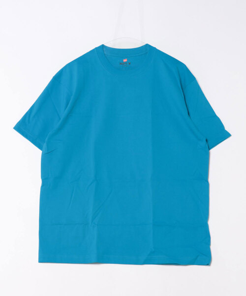 HANES(ヘインズ)の「【HANES】BEEFY パックTシャツ H5180/ヘインズ/ビーフィー/Tシャツ/無地/ヘビーウェイト/ユニセックス(Tシャツ/カットソー・メンズ・ブラック/ネイビー/カーキ/グレー/ホワイト/ブルー/ダークブルー/レッド/イエロー/チャコールグレー/ベージュ/ライトブルー/ライトピンク/ダークパープル/ダークグリーン/ライトグリーン/パープル/グリーン/ライトベージュ/ライトイエロー/ライトオレンジ系/スモークピンク/ダークネイビー/スミクロ・MEDIUM/X-LARGE/SMALL/LARGE/X-SMALL)」の15枚目の写真