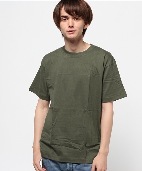 HANES(ヘインズ)の「【HANES】BEEFY パックTシャツ H5180/ヘインズ/ビーフィー/Tシャツ/無地/ヘビーウェイト/ユニセックス(Tシャツ/カットソー・メンズ・ブラック/ネイビー/カーキ/グレー/ホワイト/ブルー/ダークブルー/レッド/イエロー/チャコールグレー/ベージュ/ライトブルー/ライトピンク/ダークパープル/ダークグリーン/ライトグリーン/パープル/グリーン/ライトベージュ/ライトイエロー/ライトオレンジ系/スモークピンク/ダークネイビー/スミクロ・MEDIUM/X-LARGE/SMALL/LARGE/X-SMALL)」の9枚目の写真