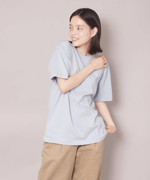 HANES(ヘインズ)の「【HANES】BEEFY パックTシャツ H5180/ヘインズ/ビーフィー/Tシャツ/無地/ヘビーウェイト/ユニセックス(Tシャツ/カットソー・メンズ・ブラック/ネイビー/カーキ/グレー/ホワイト/ブルー/ダークブルー/レッド/イエロー/チャコールグレー/ベージュ/ライトブルー/ライトピンク/ダークパープル/ダークグリーン/ライトグリーン/パープル/グリーン/ライトベージュ/ライトイエロー/ライトオレンジ系/スモークピンク/ダークネイビー/スミクロ・MEDIUM/X-LARGE/SMALL/LARGE/X-SMALL)」の12枚目の写真