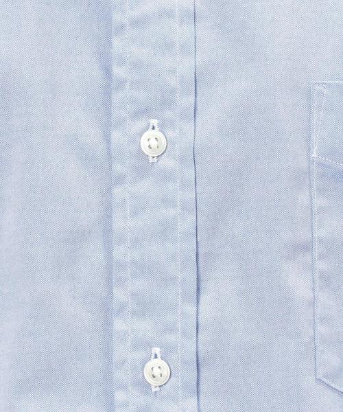 green label relaxing（グリーンレーベルリラクシング）の「KT PIN/オックス GIZA ボタンダウン シャツ◆（シャツ/ブラウス・メンズ・ホワイト/ライトブルー・X-SMALL/X-LARGE/SMALL/MEDIUM/LARGE/XX-LARGE）」の4枚目の写真