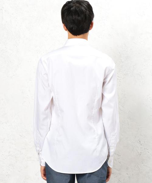 green label relaxing（グリーンレーベルリラクシング）の「KT PIN/オックス GIZA ボタンダウン シャツ◆（シャツ/ブラウス・メンズ・ホワイト/ライトブルー・X-SMALL/X-LARGE/SMALL/MEDIUM/LARGE/XX-LARGE）」の5枚目の写真