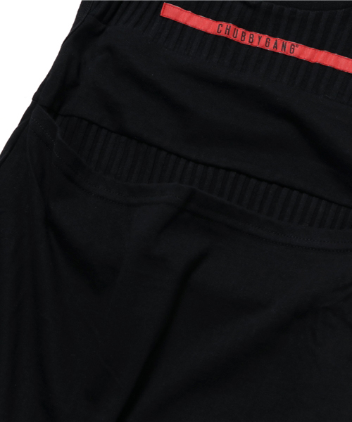 CHUBBYGANG（チャビーギャング）の「ワイドテレコレイヤードワンピース（ワンピース・キッズ・ブラック/ライトグレー・150/120/140/160/110/130/100）」の3枚目の写真