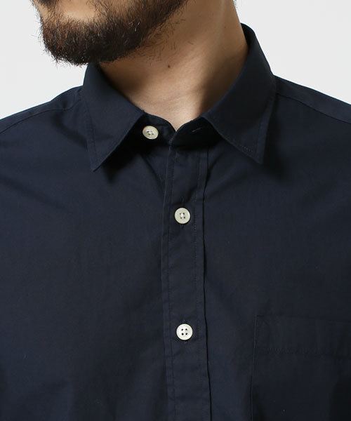 NANO universe（ナノユニバース）の「Broadシャツ LS（シャツ/ブラウス・メンズ・ブラック/ネイビー/ホワイト・LARGE/X-LARGE/MEDIUM/SMALL）」の12枚目の写真