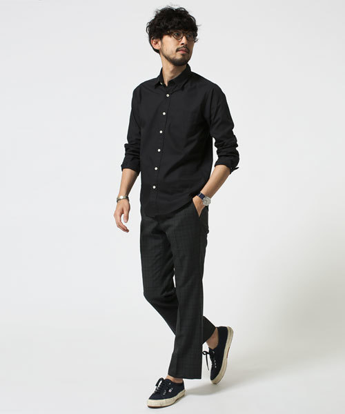 NANO universe（ナノユニバース）の「Broadシャツ LS（シャツ/ブラウス・メンズ・ブラック/ネイビー/ホワイト・LARGE/X-LARGE/MEDIUM/SMALL）」の16枚目の写真