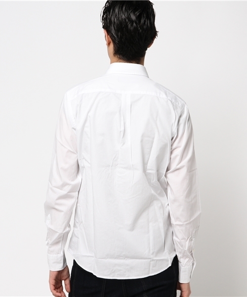 NANO universe（ナノユニバース）の「Broadシャツ LS（シャツ/ブラウス・メンズ・ブラック/ネイビー/ホワイト・LARGE/X-LARGE/MEDIUM/SMALL）」の5枚目の写真