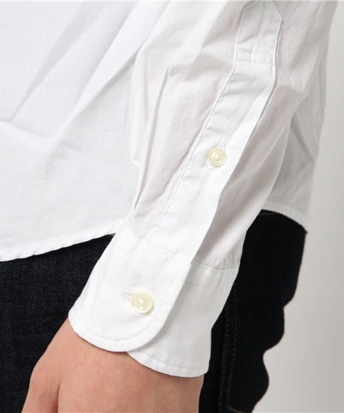 NANO universe（ナノユニバース）の「Broadシャツ LS（シャツ/ブラウス・メンズ・ブラック/ネイビー/ホワイト・LARGE/X-LARGE/MEDIUM/SMALL）」の7枚目の写真