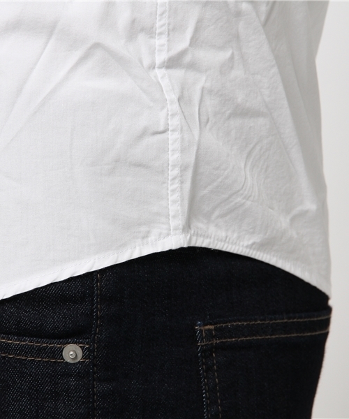 NANO universe（ナノユニバース）の「Broadシャツ LS（シャツ/ブラウス・メンズ・ブラック/ネイビー/ホワイト・LARGE/X-LARGE/MEDIUM/SMALL）」の9枚目の写真