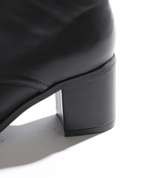 WEGO（ウィゴー）の「WEGO/レースアップショートブーツ（ブーツ・レディース・ブラウン/ブラック/ブラック系その他・MEDIUM/LARGE）」の8枚目の写真