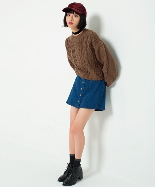 WEGO（ウィゴー）の「WEGO/レースアップショートブーツ（ブーツ・レディース・ブラウン/ブラック/ブラック系その他・MEDIUM/LARGE）」の15枚目の写真