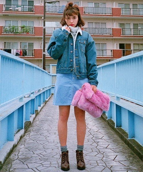 WEGO（ウィゴー）の「WEGO/レースアップショートブーツ（ブーツ・レディース・ブラウン/ブラック/ブラック系その他・MEDIUM/LARGE）」の19枚目の写真