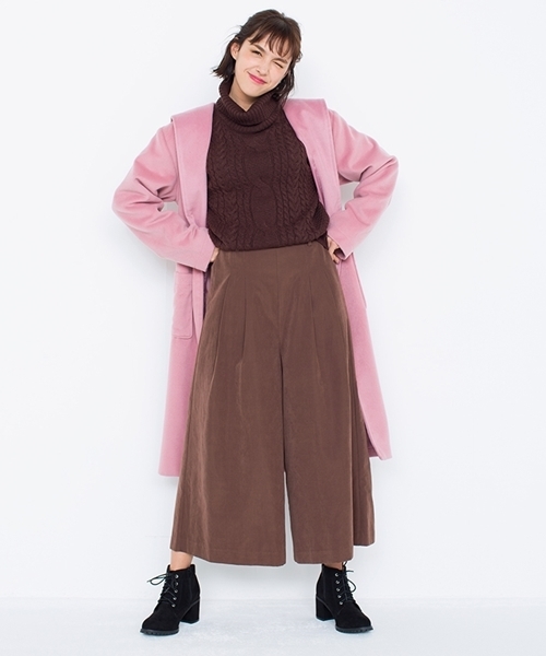 WEGO（ウィゴー）の「WEGO/レースアップショートブーツ（ブーツ・レディース・ブラウン/ブラック/ブラック系その他・MEDIUM/LARGE）」の22枚目の写真