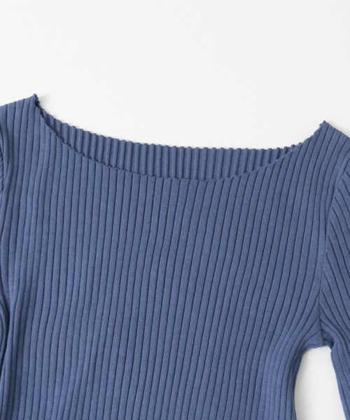 URBAN RESEARCH（アーバンリサーチ）の「 UR 袖フレアリブカットソー（Tシャツ/カットソー・レディース・ネイビー/オフホワイト/ブルー/ライトピンク/ライトグレー・FREE）」の16枚目の写真
