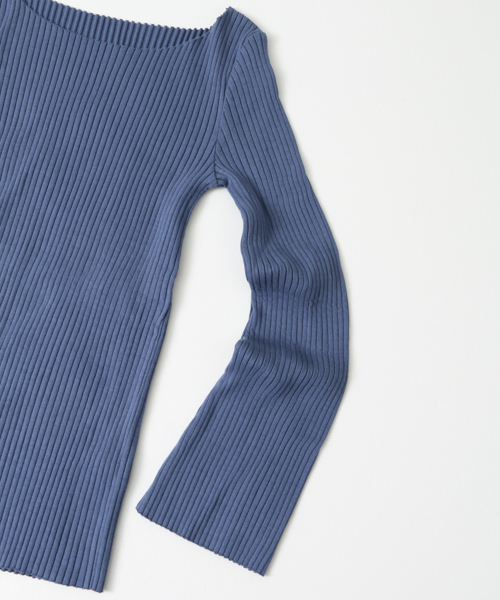 URBAN RESEARCH（アーバンリサーチ）の「 UR 袖フレアリブカットソー（Tシャツ/カットソー・レディース・ネイビー/オフホワイト/ブルー/ライトピンク/ライトグレー・FREE）」の17枚目の写真