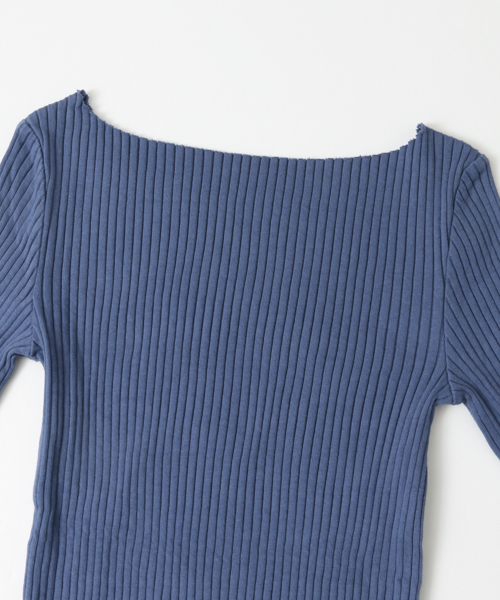 URBAN RESEARCH（アーバンリサーチ）の「 UR 袖フレアリブカットソー（Tシャツ/カットソー・レディース・ネイビー/オフホワイト/ブルー/ライトピンク/ライトグレー・FREE）」の12枚目の写真