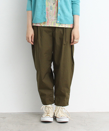 bulle de savon | タイプライター　しぼ裾釦PT(その他パンツ)