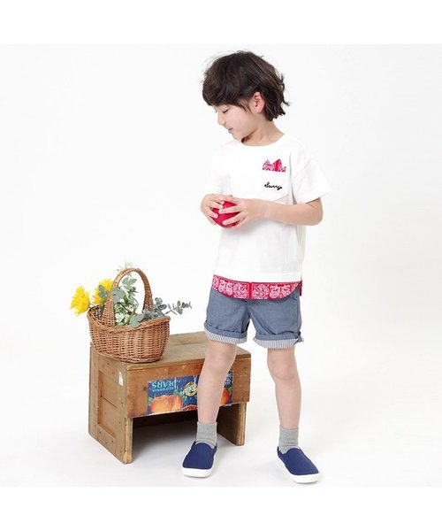 apres les cours(アプレレクール)の「裾折り返しハーフパンツ ショート丈(その他パンツ・キッズ・ブラック/カーキ/ネイビー・140/100/120/80/90/110/130)」の18枚目の写真