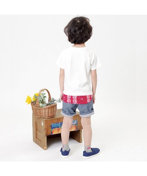 apres les cours(アプレレクール)の「裾折り返しハーフパンツ ショート丈(その他パンツ・キッズ・ブラック/カーキ/ネイビー・140/100/120/80/90/110/130)」の19枚目の写真