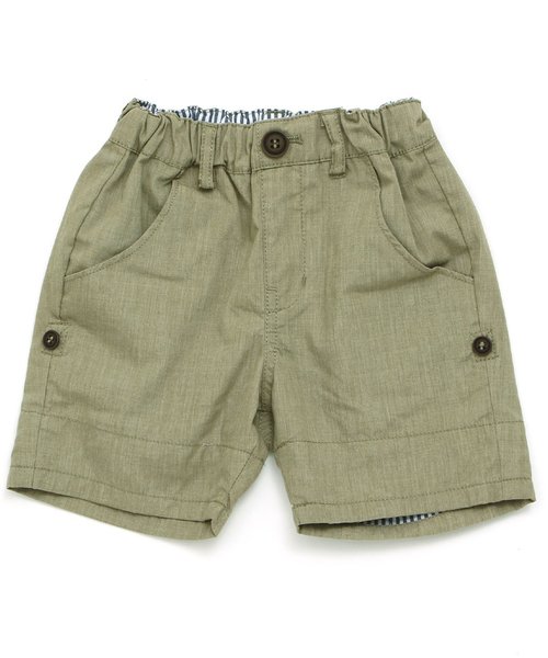apres les cours(アプレレクール)の「裾折り返しハーフパンツ ショート丈(その他パンツ・キッズ・ブラック/カーキ/ネイビー・140/100/120/80/90/110/130)」の15枚目の写真