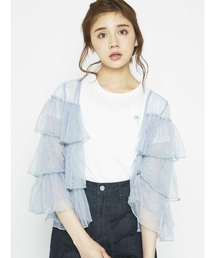 merry jenny | エアリーフリルカーディガン(シャツ/ブラウス)