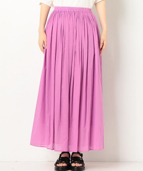 Another Edition（アナザーエディション）の「マキシスカート2 ◆（スカート・レディース・オフホワイト/ライラック/イエロー・FREE）」の17枚目の写真